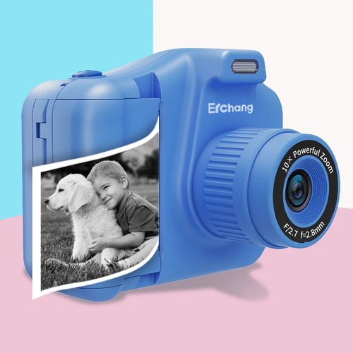 Kids Digital Photo Camera Children‘s Instant Printing Camera 10x Digital Zoom Child Camera Video Boy's Birthday Gift