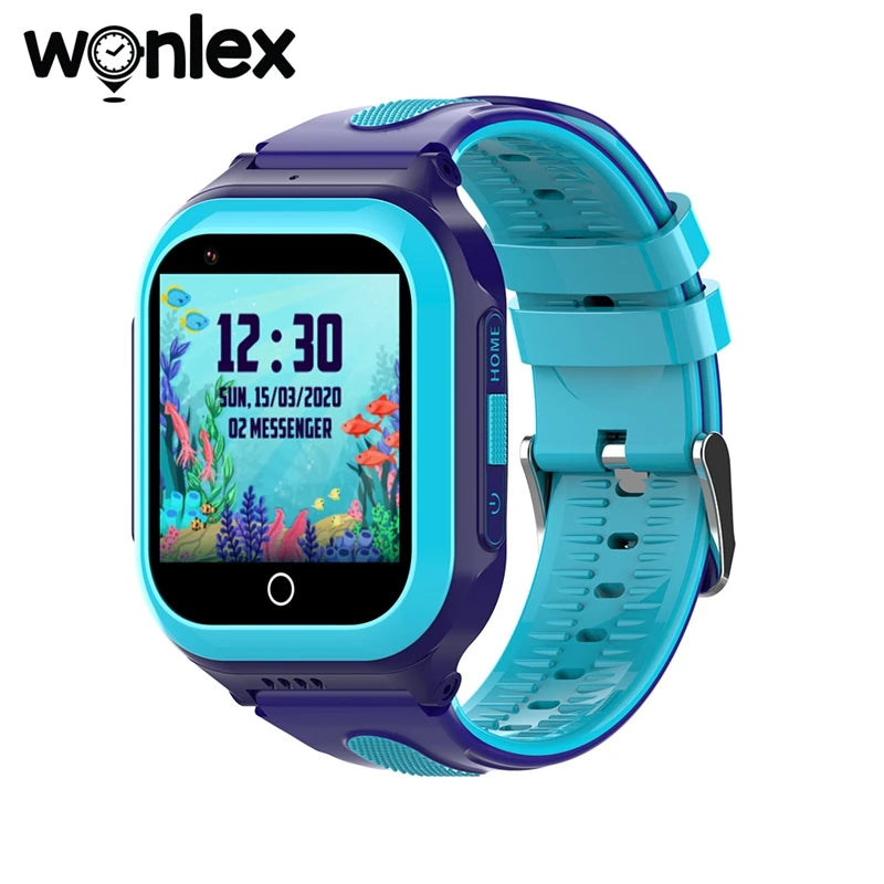 Wonlex kids Smart Watch WiFi GPS LBS Tracker 4G Video Camera Phone watch KT24SPlus Android8.1 Whatsapp