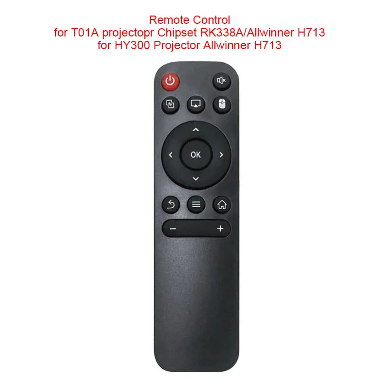 Original Infrared Ray Remote control for T01A /HY300 Projector Chipset RK3328A/Allwinner H713 Intelligent Remote Control