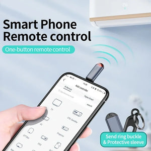 Universal Mini IR Remote Controller Adapter Controller For Smartphone TV Air Conditioner Fan Camera For iPhone 15 Type-C