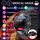 2024 ECG+PPG Watch Laser Treatment Health Smart Watch Heart Rate Blood Glucose HealthTracker SmartWatch For Huawei xiaomi Apple