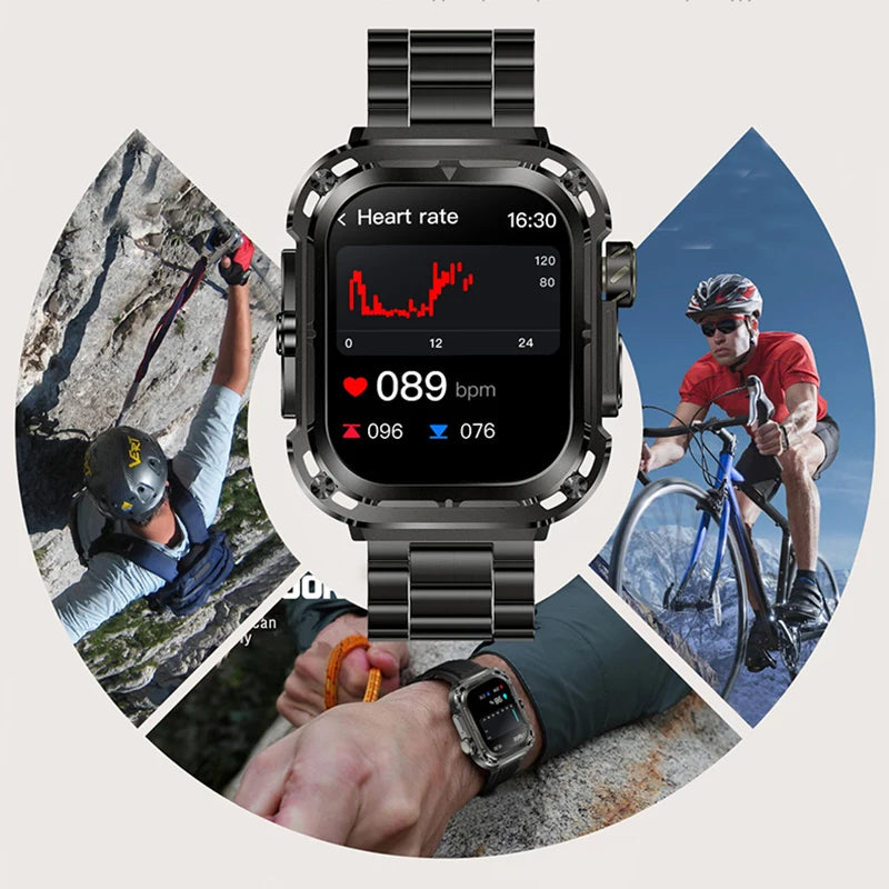 2.1Inch HD Screen Smartwatch IP68 Waterproof Compass NFC 460mAh Battery Z85 Max Ultra Smart Watch For Men