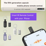 Smartphone IR Mini Adapter Type C/Micro USB Interface Smart App Control Wireless Infrared Phone Universal Remote Control