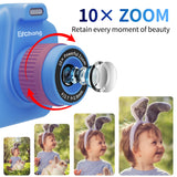 Kids Digital Photo Camera Children‘s Instant Printing Camera 10x Digital Zoom Child Camera Video Boy's Birthday Gift