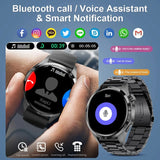 New GPS Trajectory Sport Smart Watch Men HD Screen Bluetooth Call NFC IP68 Waterproof Blood Sugar Watches For Android GT4 Pro